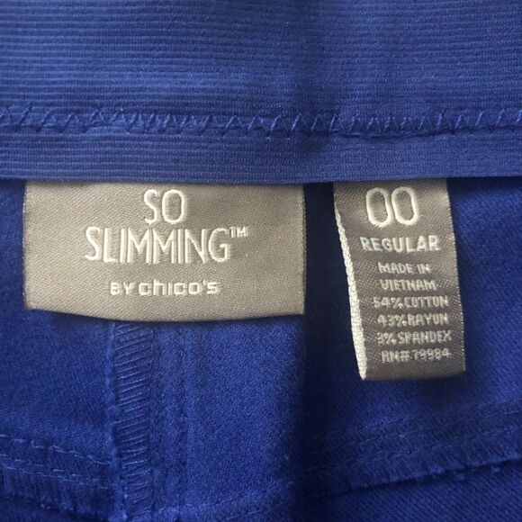 Blue Chico’s so slimming skinny pants - Picture 4 of 4